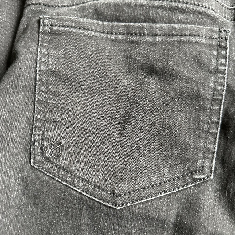 Kut From The Kloth Jeans Women 14S Black Straight Leg Stretch Everyday Comfort‎ - Picture 7 of 11